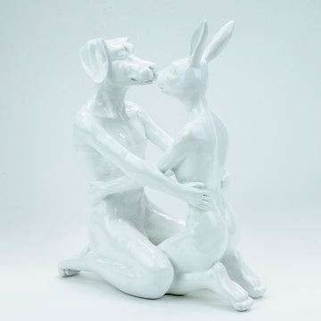 They were the best kissers (Small Resin Sculpture)