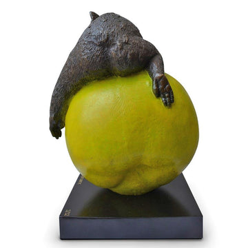 Koalas Will Pear for Love (Bronze Sculpture)