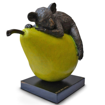 Koalas Will Pear for Love (Bronze Sculpture)