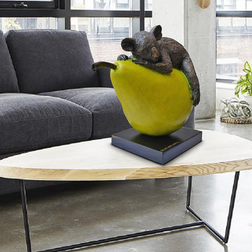 Koalas Will Pear for Love (Bronze Sculpture)