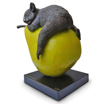 Koalas Will Pear for Love (Bronze Sculpture)