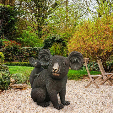 Mama and Baby Koala (Bronze Sculpture)