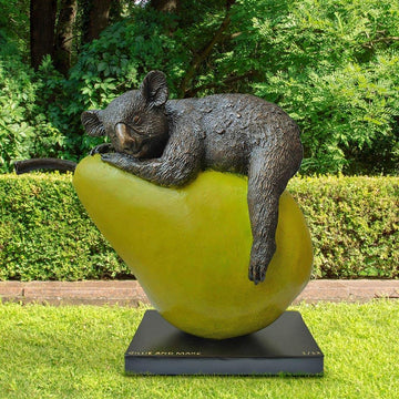 Koalas Will Pear for Life and Love (Bronze Sculpture)