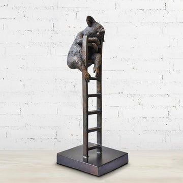 The Koala Reaches New Heights (Bronze Sculpture)
