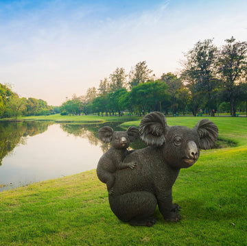Mama and Baby Koala (Bronze Sculpture)