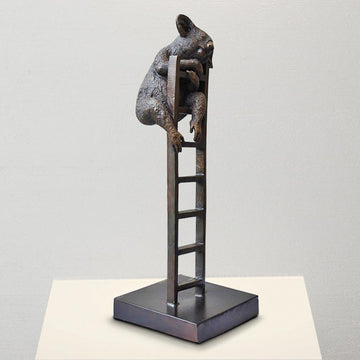 The Koala Reaches New Heights (Bronze Sculpture)
