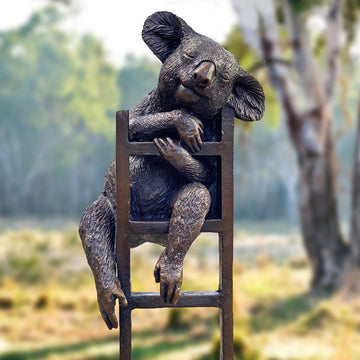 The Koala Reaches New Heights (Bronze Sculpture)