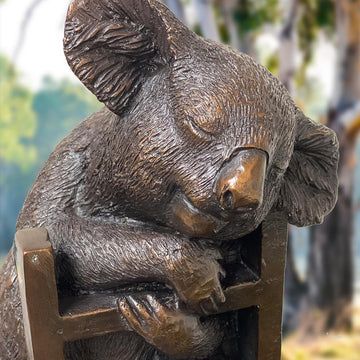 The Koala Reaches New Heights (Bronze Sculpture)