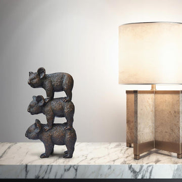 Koalas Always Support Each Other (Bronze Sculpture)