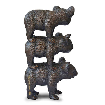 Koalas Always Support Each Other (Bronze Sculpture)
