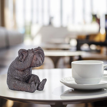 Kevin the Koala Feels Shy (Bronze Sculpture, Pocket Size)
