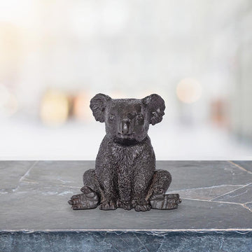 Suzie the Koala Is Happy (Bronze Sculpture, Pocket Size)