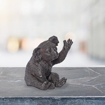 Peter the Koala Says Hi (Bronze Sculpture, Pocket Size)