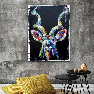 The Kudu knew things we could never understand (Original Painting)