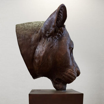 Gahiji - African Lioness of the Wild (Bronze Sculpture)