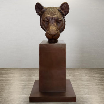 Gahiji - African Lioness of the Wild (Bronze Sculpture)