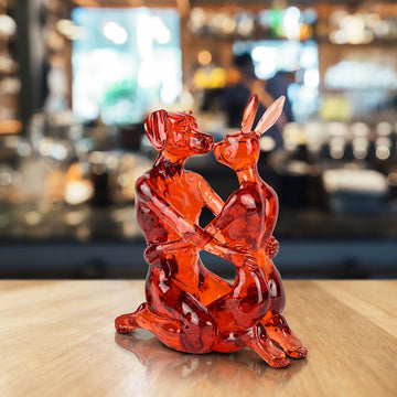 They were the best lolly kissers (Small Resin Sculpture)