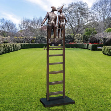 They Were on a High (Bronze Sculpture)