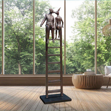 They Were on a High (Bronze Sculpture)