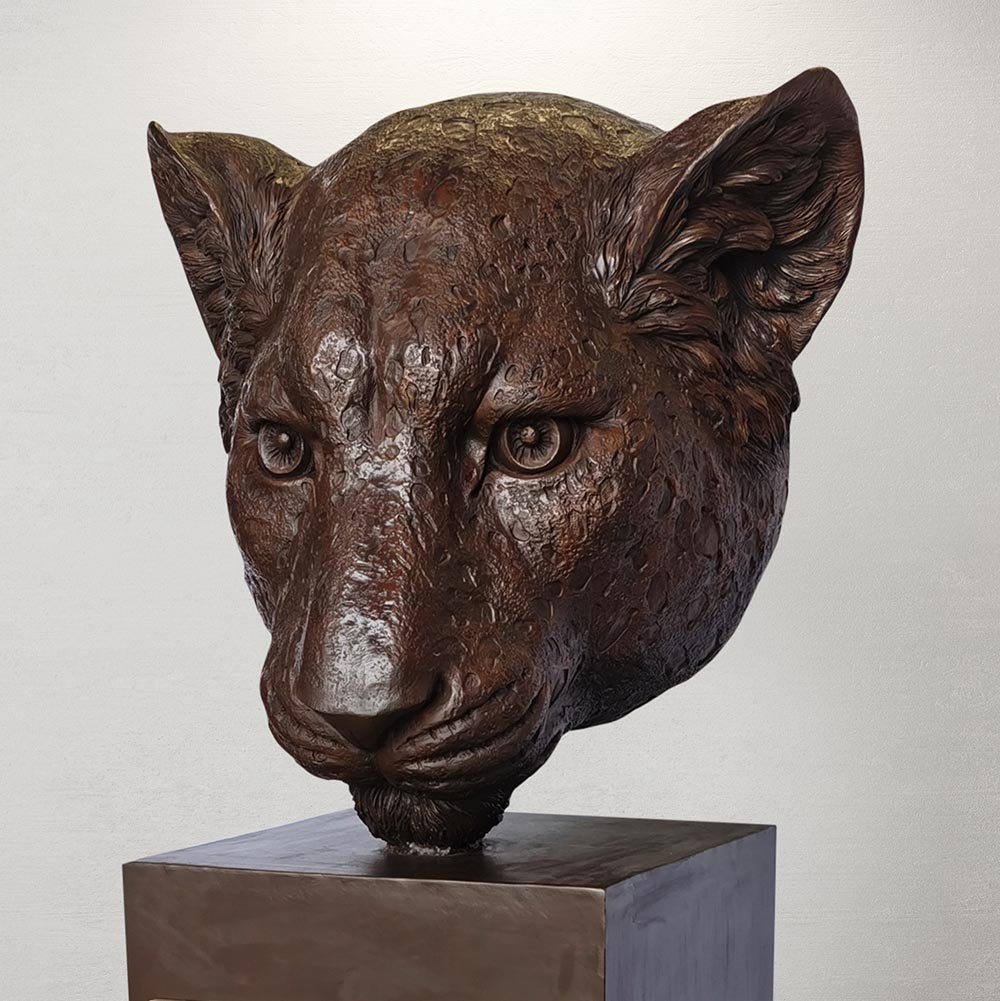 Anya - Amur Leopard of the Wild (Bronze Sculpture) – Gillie and Marc®