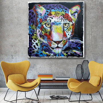 The leopard looked everything straight in the eyes (Original Painting)