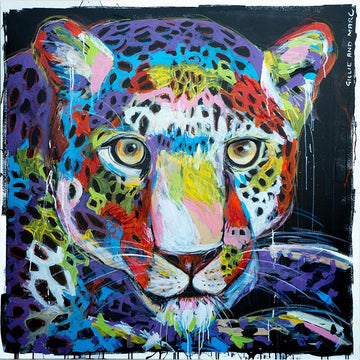 The leopard looked everything straight in the eyes (Original Painting)
