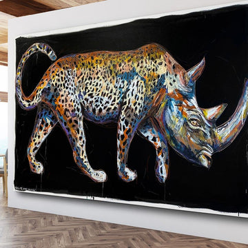 Leoparhino (Original Painting)
