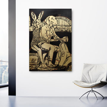 They Were into Life (Original Painting)