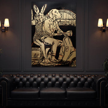 They Were into Life (Original Painting)