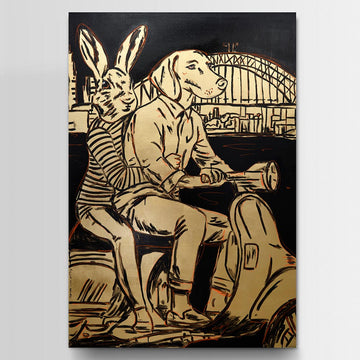 They Were into Life (Original Painting)