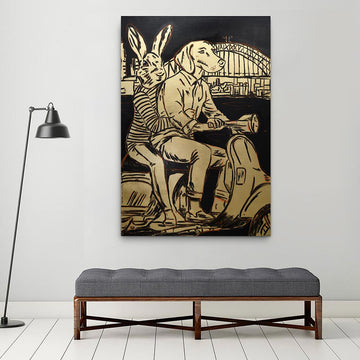 They Were into Life (Original Painting)