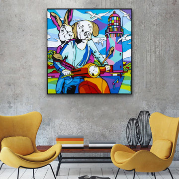 They Saw the Light Together (Original Painting)