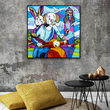 They Saw the Light Together (Original Painting)