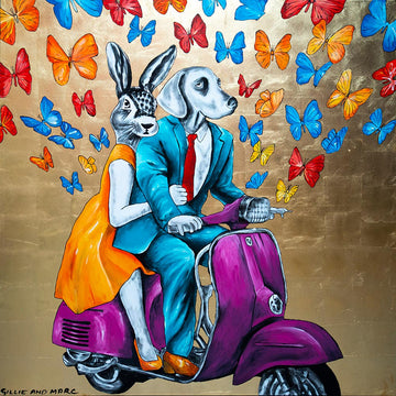 They saw the golden light (Original Painting)