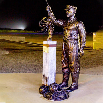The Lobster Fisherman (Bronze Sculpture)