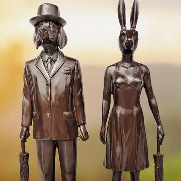 They Were Londoners (Bronze Sculpture, Miniature)