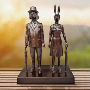 They Were Londoners (Bronze Sculpture, Miniature)