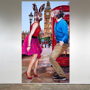 They danced in London (Original Painting)