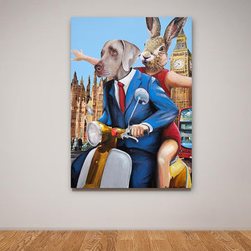 London Lovers (Original Painting)