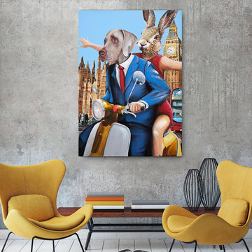 London Lovers (Original Painting)