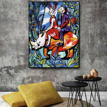 There was love in the jungle (Original Painting)