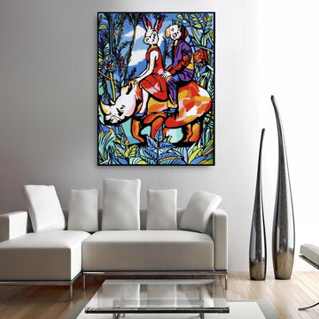 There was love in the jungle (Original Painting)