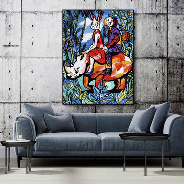 There was love in the jungle (Original Painting)