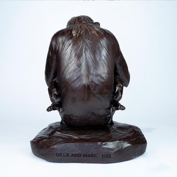 Chimp Love (Medium Bronze)