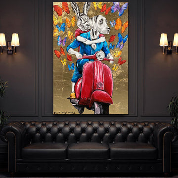 They were so in love they had to tell everyone (Original Painting)