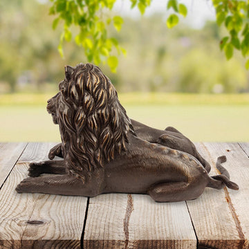 The Lions Loved Each Other (Bronze Sculpture)