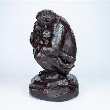 Chimp Love (Medium Bronze)