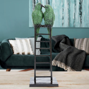 Love Birds Were on a High (Bronze Sculpture)