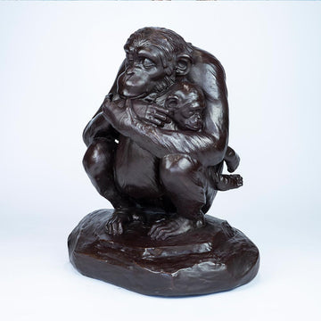 Chimp Love (Medium Bronze)