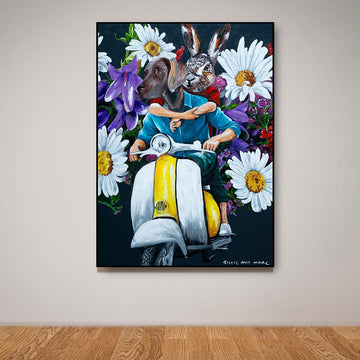 They Loved Flowers (Original Painting)